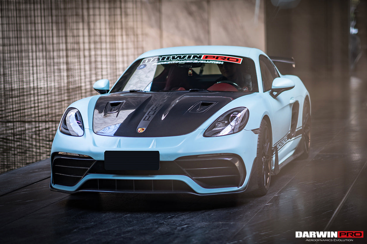 2016-2023 Porsche 718 Cayman/Boxster BKSS Style Partial Carbon Fiber Full Body Kit - DarwinPRO Aerodynamics