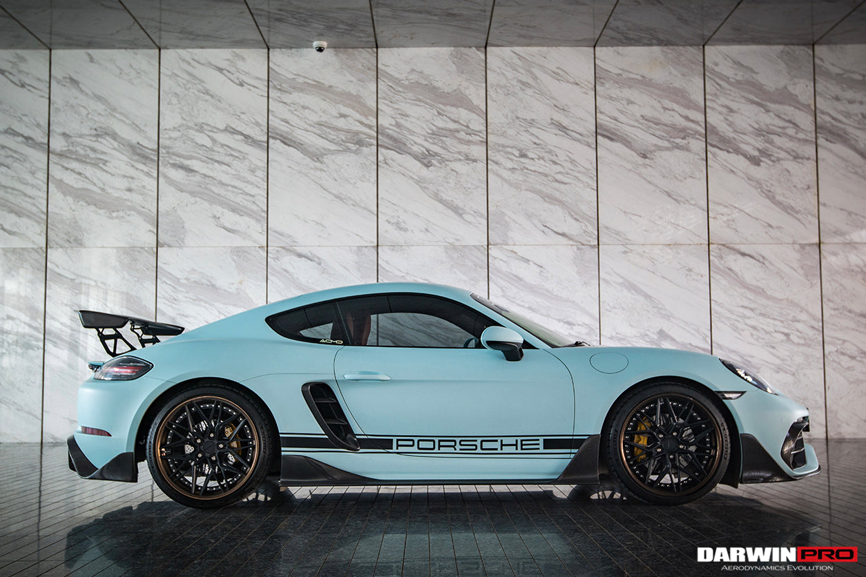 2016-2023 Porsche 718 Cayman/Boxster BKSS Style Partial Carbon Fiber Full Body Kit - DarwinPRO Aerodynamics