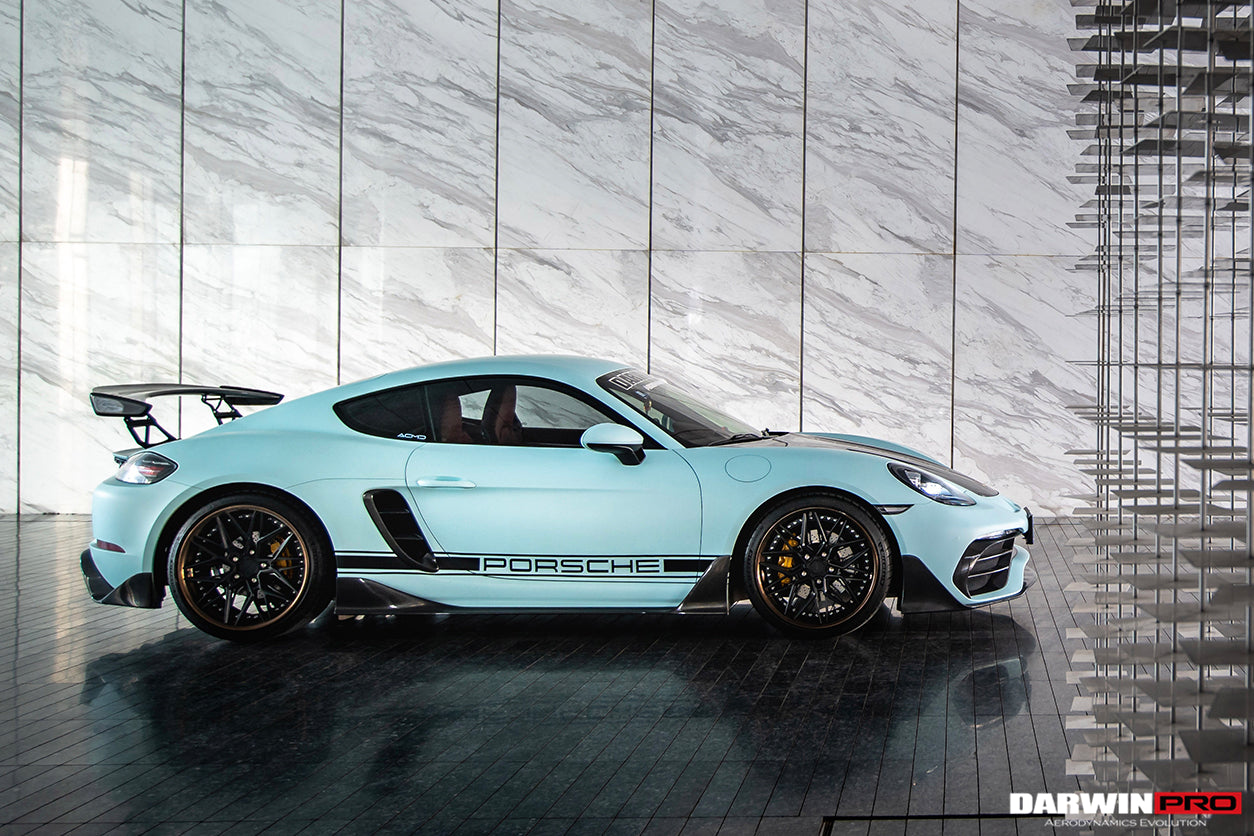 2016-2023 Porsche 718 Cayman/Boxster BKSS Style Carbon Fiber Trunk Spoiler - DarwinPRO Aerodynamics