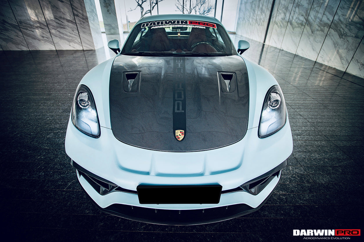 2016-2023 Porsche 718 Cayman/Boxster BKSS Style Partial Carbon Fiber Full Body Kit - DarwinPRO Aerodynamics