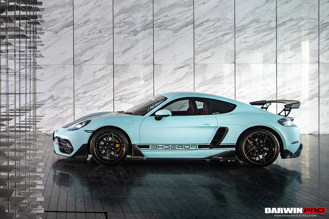 2016-2023 Porsche 718 Cayman/Boxster BKSS Style Carbon Fiber Trunk Spoiler - DarwinPRO Aerodynamics