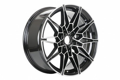 E718 Black Machined Face 19x8.0 ET35 5.120 - Square Set (4 Wheels)
