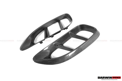 2016-2023 Porsche 718 Cayman/Boxster Carbon Fiber Side Air Vents - DarwinPRO Aerodynamics