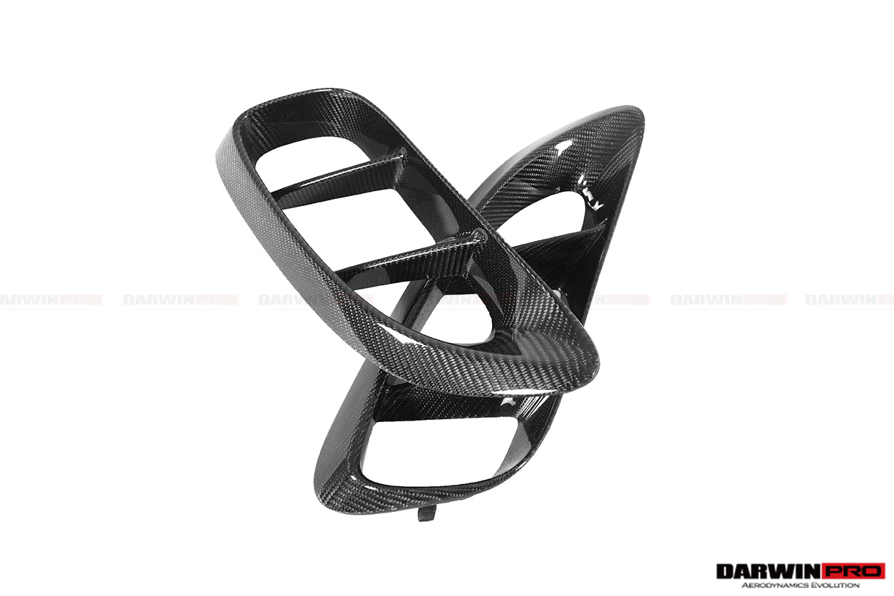 2016-2023 Porsche 718 Cayman/Boxster Carbon Fiber Side Air Vents - DarwinPRO Aerodynamics