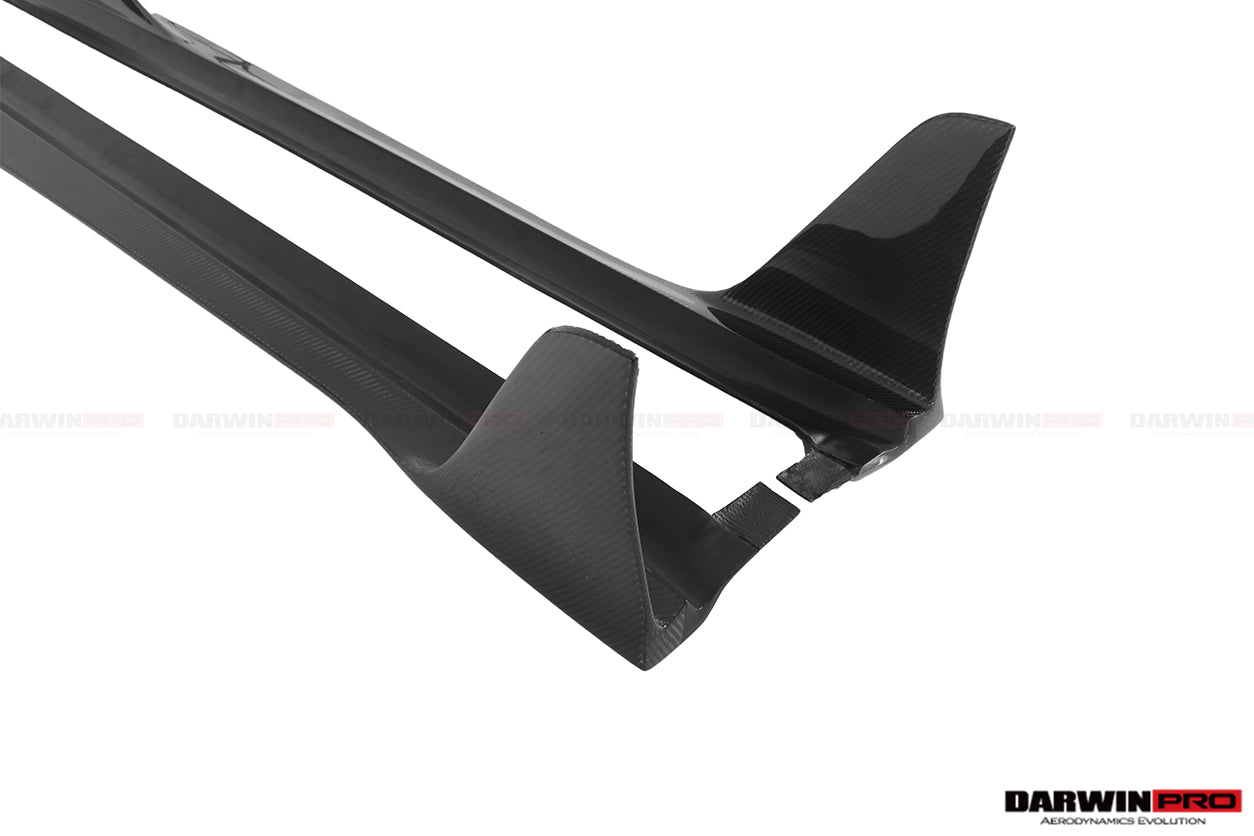 2016-2023 Porsche 718 Cayman/Boxster BKSS Style Carbon Fiber Side Skirts - DarwinPRO Aerodynamics