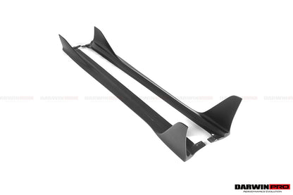 2016-2023 Porsche 718 Cayman/Boxster BKSS Style Carbon Fiber Side Skirts - DarwinPRO Aerodynamics
