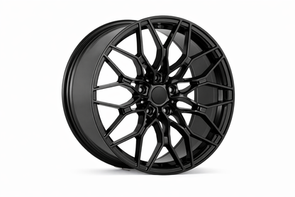 E719 Gloss Black 19x8.0 ET25 5.112 - Square Set (4 Wheels)