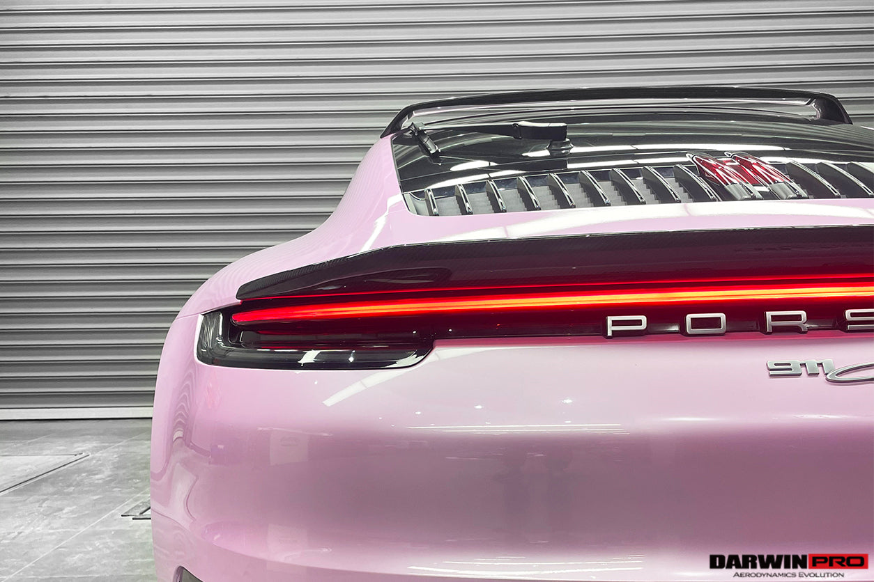 2019-2023 Porsche 911 992 Carrera S/4/4S/Targa/Cabriolet BKSS Style Trunk Wing - DarwinPRO Aerodynamics