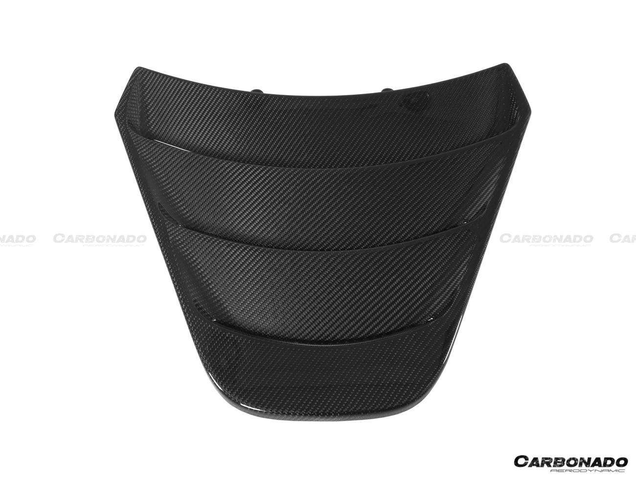 2017-2022 McLaren 720s DRY Carbon Fiber Engine Cover Replacement - Carbonado Aero