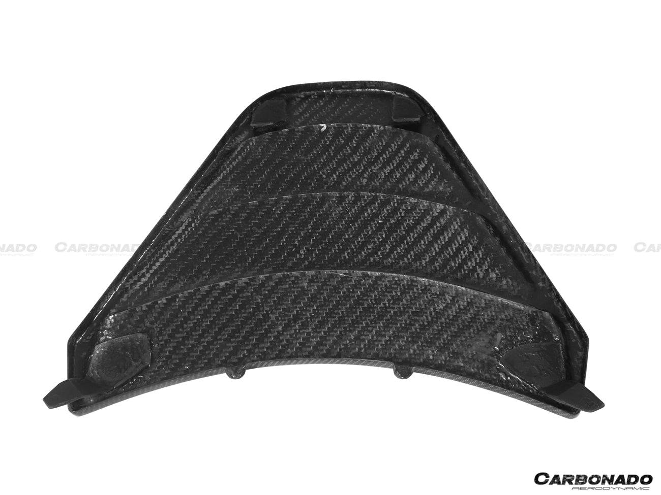 2017-2022 McLaren 720s DRY Carbon Fiber Engine Cover Replacement - Carbonado Aero