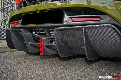 2017-2021 McLaren 720s Se²NWBII Style Carbon Fiber Rear Diffuser - DarwinPRO Aerodynamics