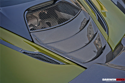 2017-2020 McLaren 720s Carbon Fiber Engine Cover Replacement - DarwinPRO Aerodynamics