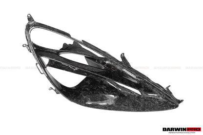 2017-2020 McLaren 720s Dry Carbon Fiber Headlight Inserts Tim Replacement - DarwinPRO Aerodynamics