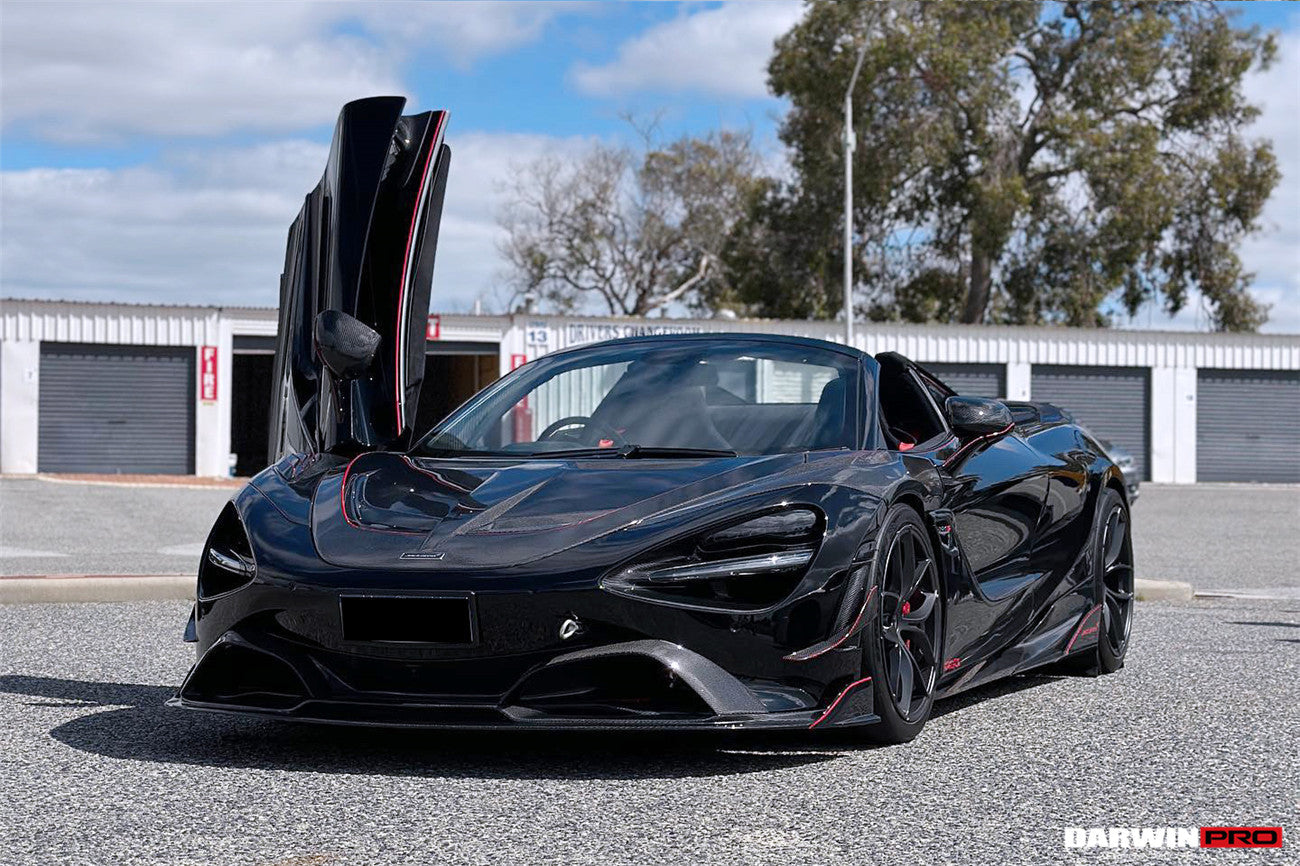 2017-2021 McLaren 720s Se²NWB Style Carbon Fiber Front Lip - DarwinPRO Aerodynamics