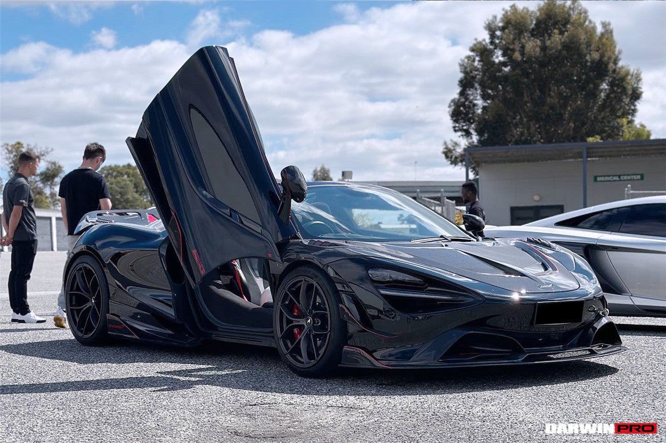 2017-2021 McLaren 720s Se²NWB Style Carbon Fiber Front Lip - DarwinPRO Aerodynamics