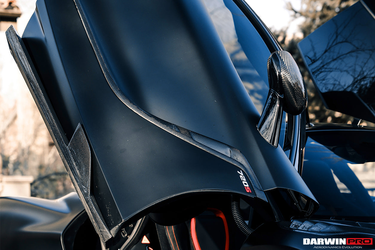 2017-2021 McLaren 720s Se²NWB Style Carbon Fiber Side Skirts - DarwinPRO Aerodynamics
