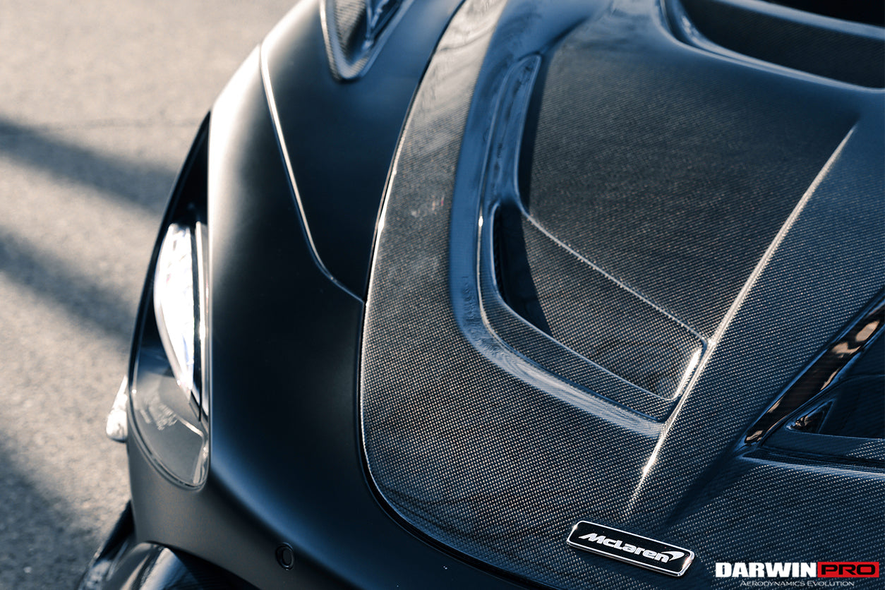 2017-2021 McLaren 720s Se²NWB Style Carbon Fiber Hood - DarwinPRO Aerodynamics