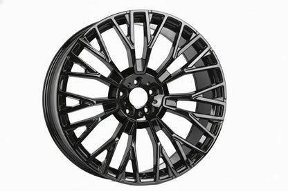 E721 Gloss Black 21x10.5 ET35 5.112 - Square Set (4 Wheels)
