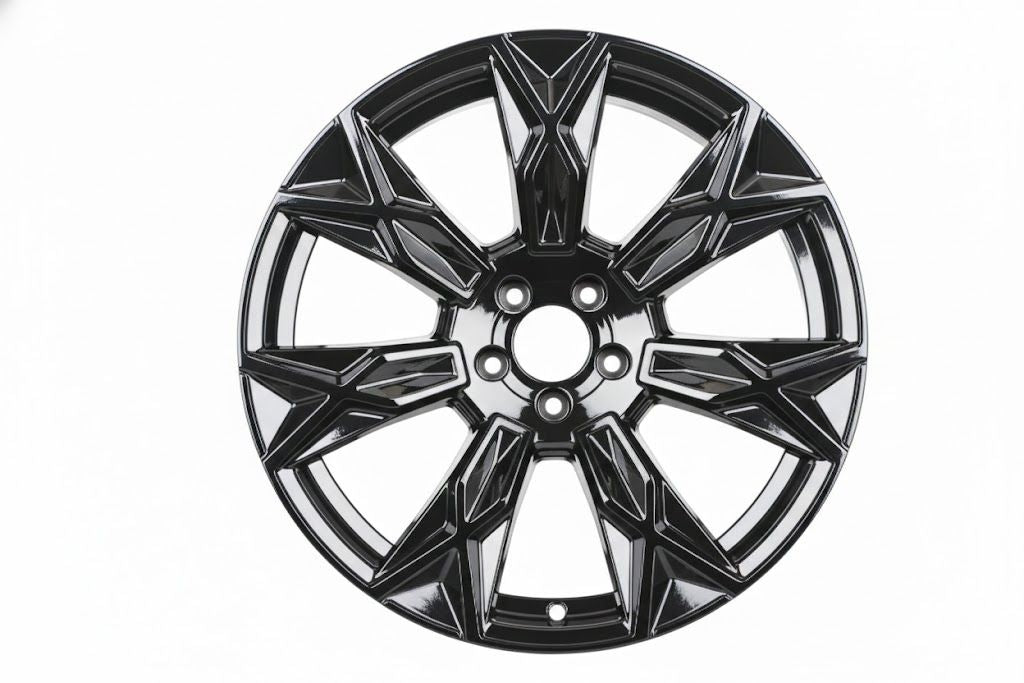 E722 Gloss Black 20x8.5 ET25 5.112 - Square Set (4 Wheels)