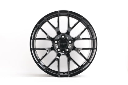E725 Gloss Black 19x10 ET25 5x120 – (Square Set of 4)