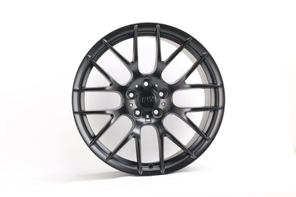 E725 Satin Black 19x9 ET25 5x112 – (Square Set of 4)