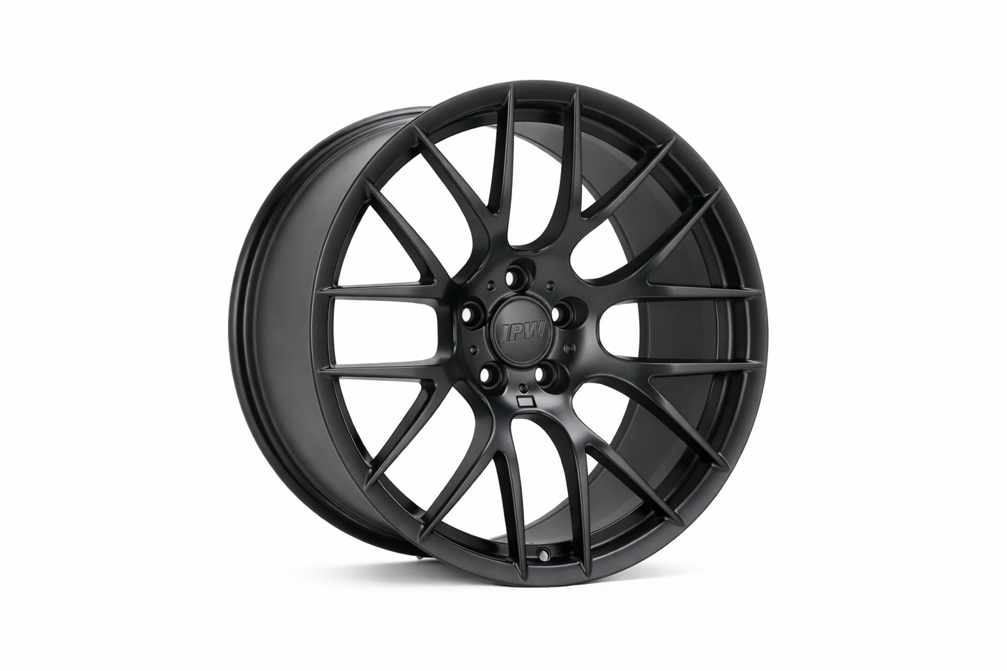 E725 Satin Black 19x9.5 ET35 5.120 - Square Set (4 Wheels)