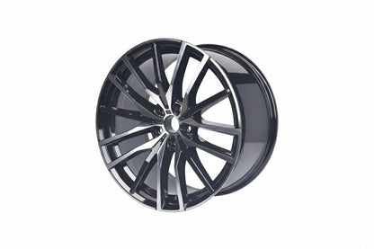 E726 Black Machined Face 20x11.0 ET35 5.112 - Square Set (4 Wheels)