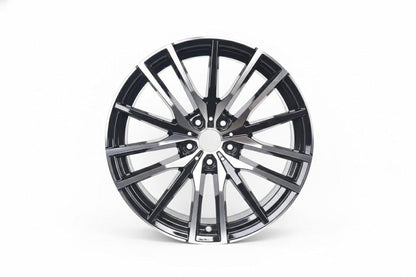 E726 Black Machined Face 20x11.0 ET35 5.112 - Square Set (4 Wheels)