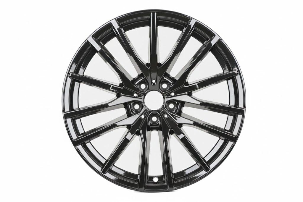 E726 Gloss Black 20x11.0 ET35 5.112 - Square Set (4 Wheels)