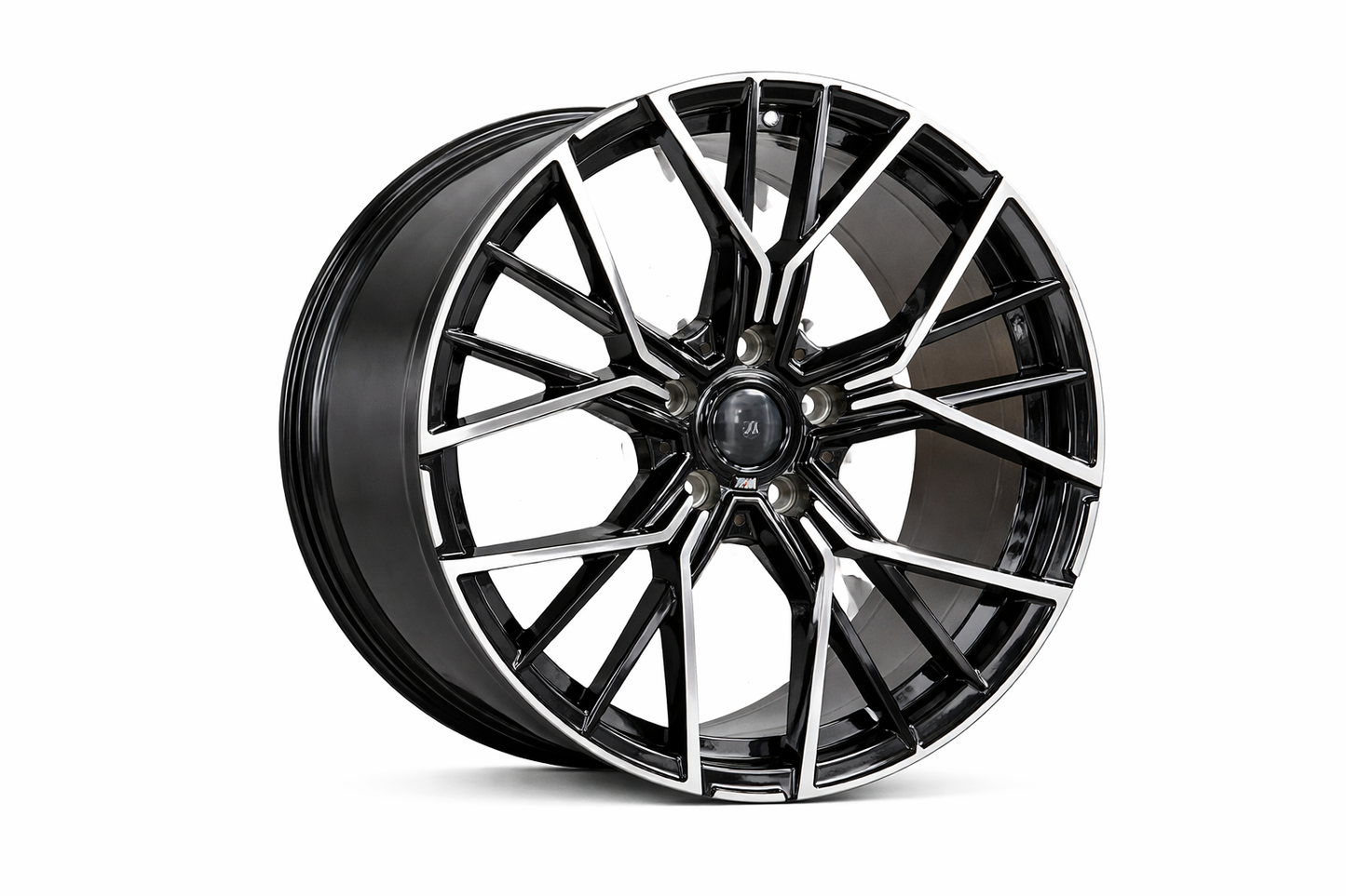 E727 Black Machined Face 19x8.0 ET28 5.112 - Square Set (4 Wheels)