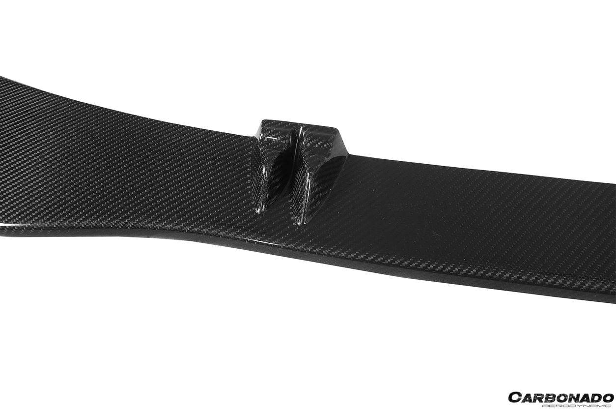 2019-2020 Audi RS3 Sedan BKSS Style Carbon Fiber Front Lip - Carbonado Aero