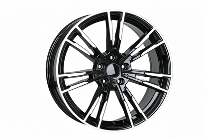 E730 Black Machined Face 19x9.5 ET35 5.120 - Square Set (4 Wheels)