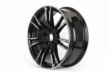 E730 Black Machined Face 20x8.0 ET35 5.120 - Square Set (4 Wheels)
