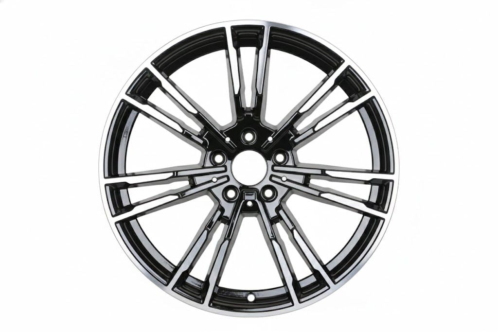 E730 Black Machined Face 19x8.5 ET35 5.120 - Square Set (4 Wheels)