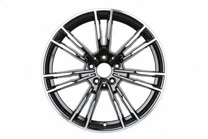 E730 Black Machined Face 20x9.0 ET35 5.120 - Square Set (4 Wheels)