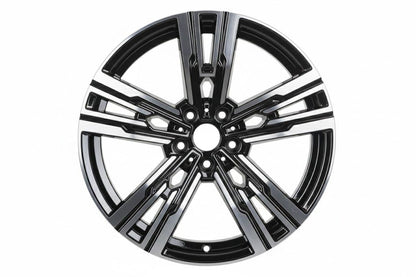 E723 Black Machined Face 20in Staggered Set 8.5 ET25 / 10.0 ET41 5.112 (4 Wheels)