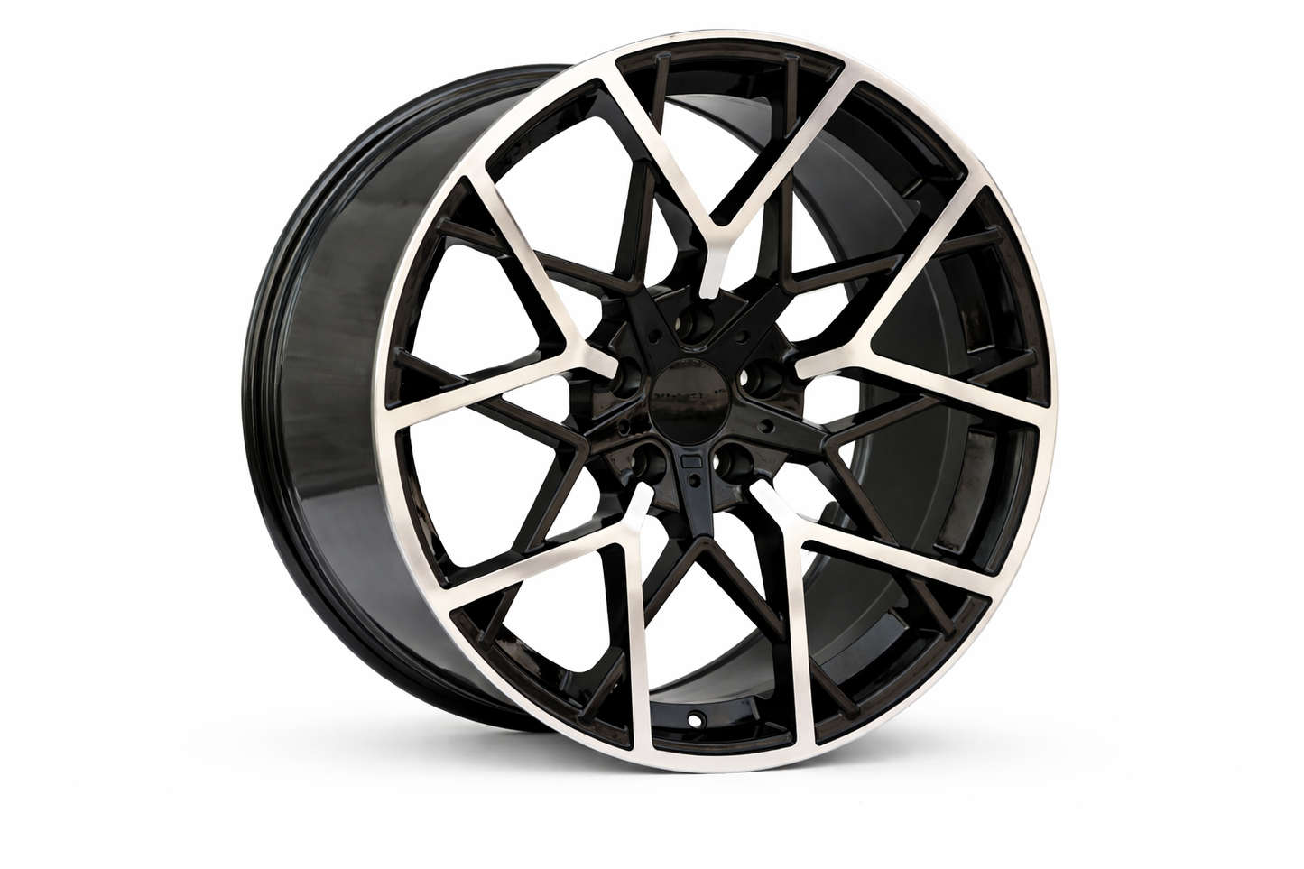 E733 Black Machined Face 20x9.5 ET35 5.120 - Square Set (4 Wheels)