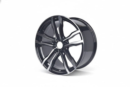 E735 Black Machined Face 20x11.0 ET35 5.120 - Square Set (4 Wheels)