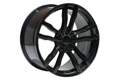 E735 Gloss Black 20x10.0 ET40 5.120 - Square Set (4 Wheels)