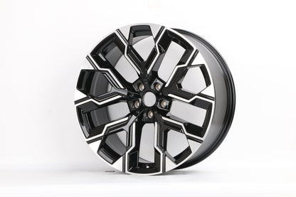 E738 Black Machined Face 20x10.5 ET44 5x112 – (Square Set of 4)