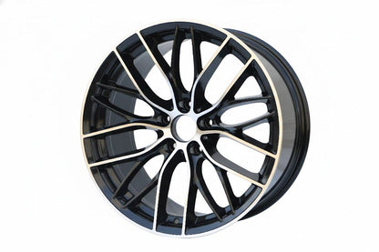 E740 Black Machined Face 20x8.5 ET35 5.120 - Square Set (4 Wheels)