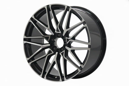 E741 Black Machined Face 22x10.5 ET43 5.120 - Square Set (4 Wheels)