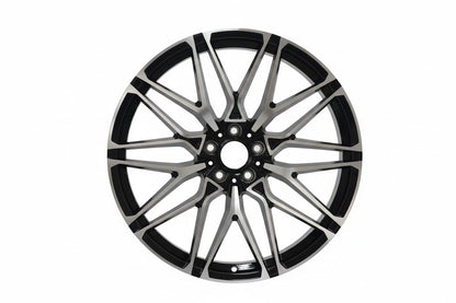 E741 Black Machined Face 22x10.5 ET43 5.120 - Square Set (4 Wheels)
