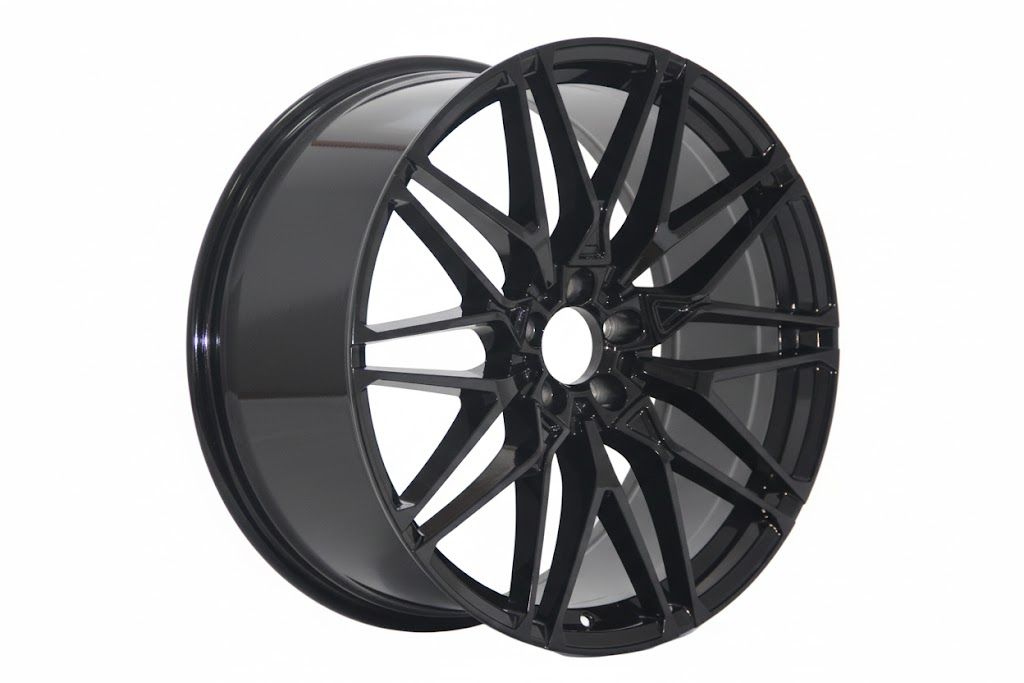 E741 Gloss Black 20in Staggered Set 10.0 ET35 / 11.5 ET40 5.112 (4 Wheels)