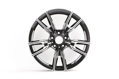 E743 Black Machined Face 19x9.5 ET40 5.112 - Square Set (4 Wheels)