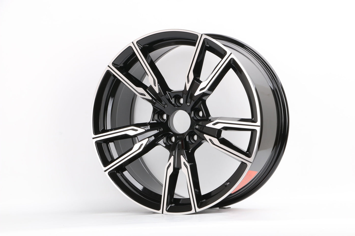 E743 Black Machined Face 19x9.5 ET40 5.112 - Square Set (4 Wheels)
