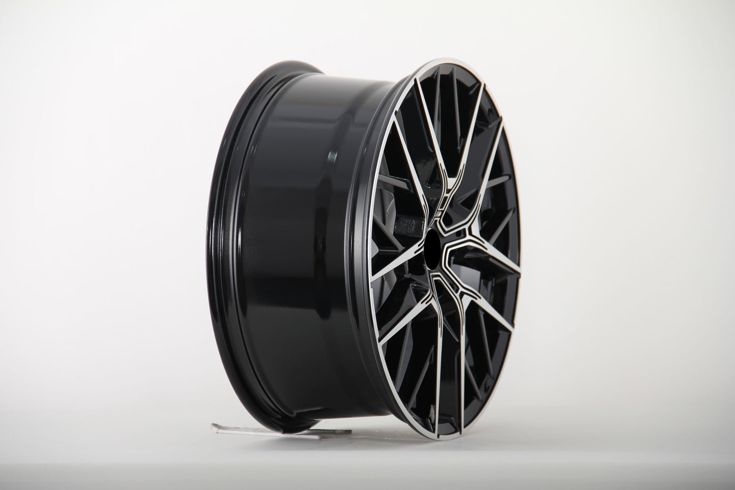 E744 Black Machined Face 18x8.0 ET50 5.112 - Square Set (4 Wheels)