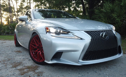 18" F1R F103 Candy Red 5x112 ( Staggered Setup ) ( Set of 4 )