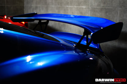 2012-2016 Porsche 981 Boxster/Cayman GT4 Style Style Carbon Fiber Trunk Spoiler - DarwinPRO Aerodynamics