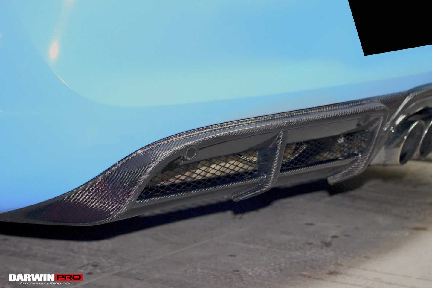 2012-2016 Porsche 981 Boxster/Cayman GT4 Style Carbon Fiber Rear Diffuser - DarwinPRO Aerodynamics